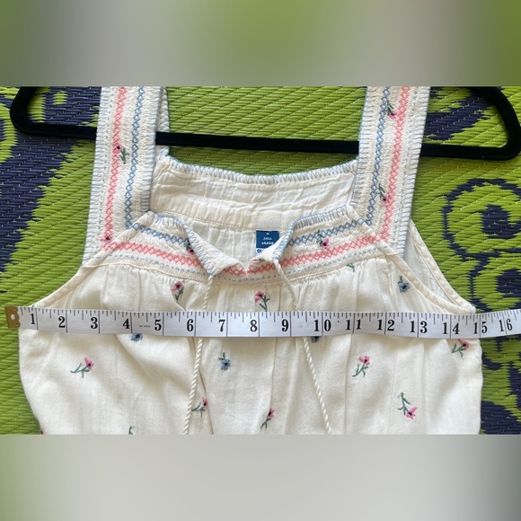 100% Cotton Floral Embroidered Spring Maxi Dress Size Medium - Picture 9 of 10